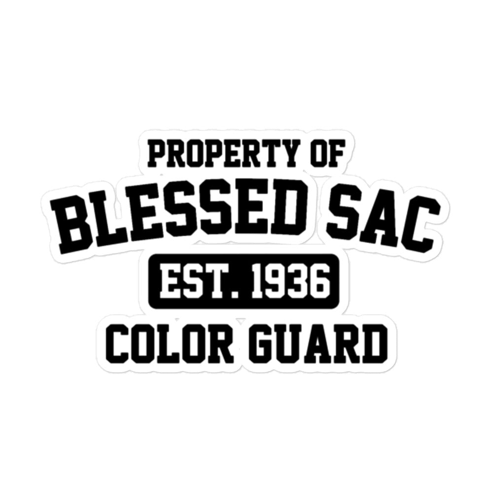 "Property of" Sticker